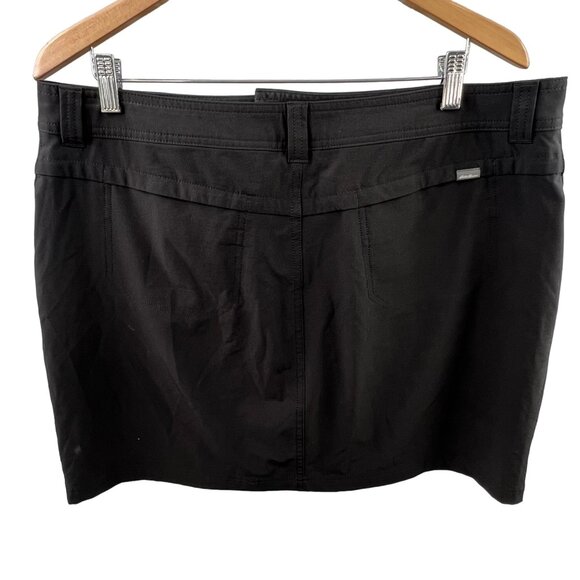 Eddie Bauer Skort Size 16 Black Casual Stretch Performance Adventurer 2.0 - Picture 2 of 7
